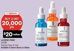 Shoppers Drug Mart Optimum La Roche Posay Serum offer