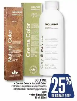 Jean Coutu Solfine selected hair colouring products offer