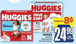 Jean Coutu Huggies selected diapers offer