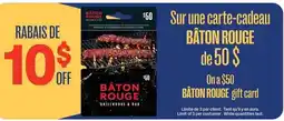 Jean Coutu Baton Rouge gift card offer