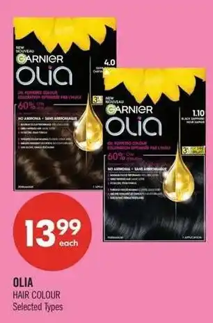Shoppers Drug Mart Garnier Olia Hair Colour offer