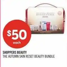 Shoppers Drug Mart Shoppers beauty the autumn skin reset beauty bundle offer