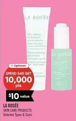 Shoppers Drug Mart La rosée skin care products offer
