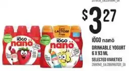 Atlantic Superstore iōgo nano drinkable yogurt offer