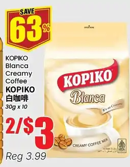 Btrust Supermarket Kopiko Blanca Creamy Coffee offer
