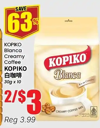 Btrust Supermarket Kopiko Blanca Creamy Coffee offer