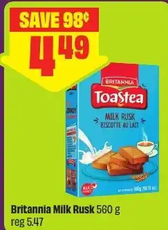 FreshCo Britannia Milk Rusk offer