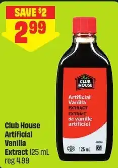 FreshCo Club House Artificial Vanilla Extract offer