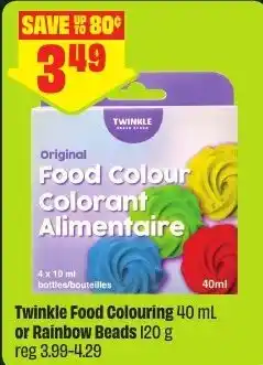 FreshCo Twinkle Food Colouring offer