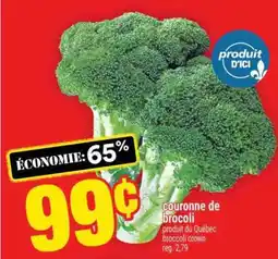 Super C COURONNE DE BROCOLI offer