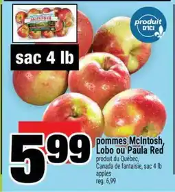 Super C pommes McIntosh, Lobo ou Paula Red offer