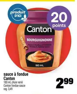 Super C SAUCE À FONDUE CANTON offer