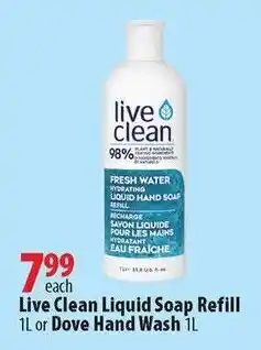 London Drugs Live Clean Liquid Soap Refill offer