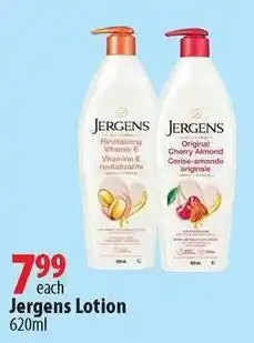 London Drugs Jergens Lotion offer