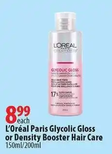 London Drugs L'Oréal Paris Glycolic Gloss or Density Booster Hair Care offer