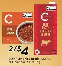 Safeway Compliments Broth offer