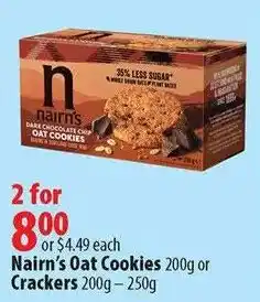 London Drugs Nairn's Oat Cookies offer