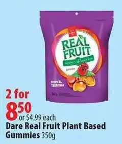 London Drugs Dare Real Fruit Plant Based Gummies offer