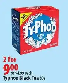 London Drugs Typhoo black tea offer