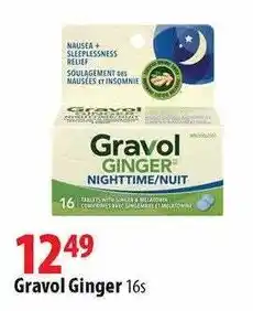 London Drugs Gravol Ginger Nighttime offer
