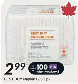 Safeway Best Buy napkins offer