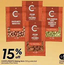 Safeway Compliments Baking Nuts offer