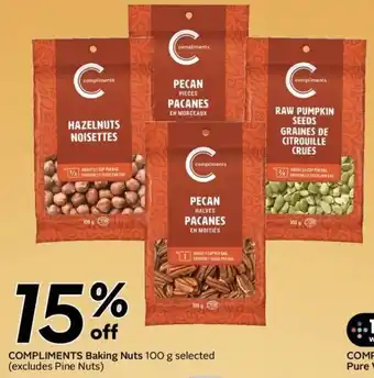 Safeway Compliments Baking Nuts offer