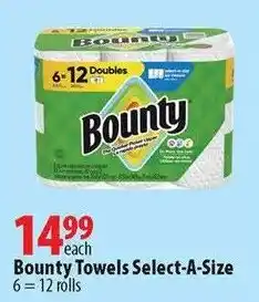 London Drugs Bounty Towels Select-A-Size offer