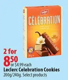 London Drugs Leclerc Celebration Cookies offer