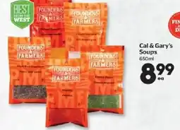 Calgary Co-op Cal & Gary's Soups offer