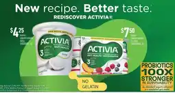 Independent Grocer Activia selected varieties offer
