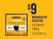 Independent Grocer Monsieur Gustav Le Paulin offer