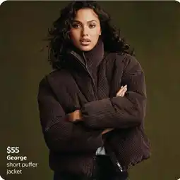 Walmart George short puffer jacket offer