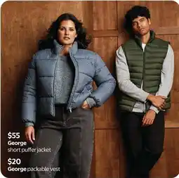 Walmart George short puffer jacket offer
