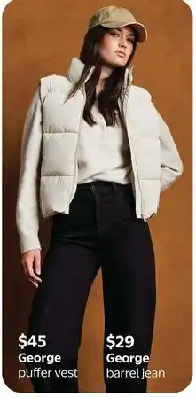 Walmart George puffer vest offer