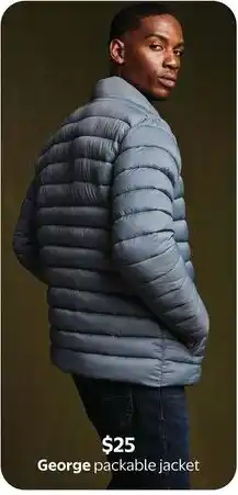 Walmart George packable jacket offer
