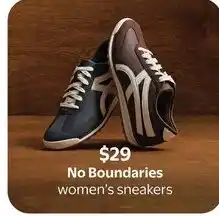 Walmart No Boundaries women's sneakers offer