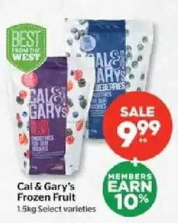 Calgary Co-op Cal & Gary's frozen fruit offer