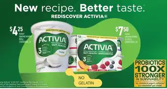 Loblaws Activia selected varieties offer