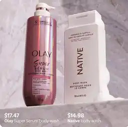 Walmart Olay Super Serum body wash offer
