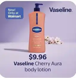 Walmart Vaseline Cherry Aura body lotion offer