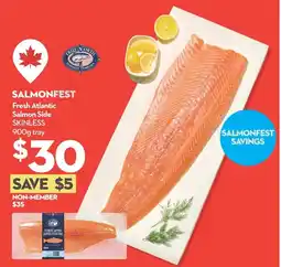 Garden Foods True North Fresh Atlantic Salmon Side Skinless offer