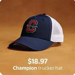 Walmart Champion trucker hat offer