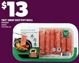 Independent Grocer T&T beef hot pot roll offer