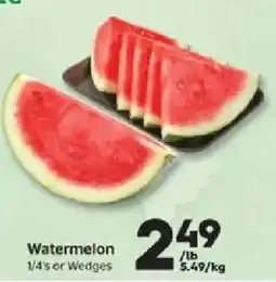 Calgary Co-op Watermelon offer