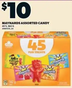 Loblaws Maynards assorted candy offer