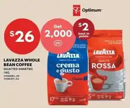Loblaws Lavazza whole bean coffee offer