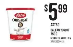 Independent Grocer Astro balkan yogurt offer