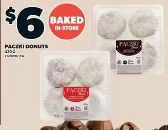 Independent Grocer Paczki Donuts offer