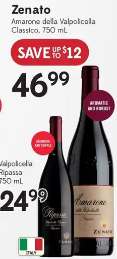 Sobeys Liquor Zenato Amarone della Valpolicella Classico offer